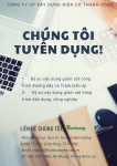 THÔNG BÁO TUYỂN DỤNG KỸ SƯ  XÂY DỰNG