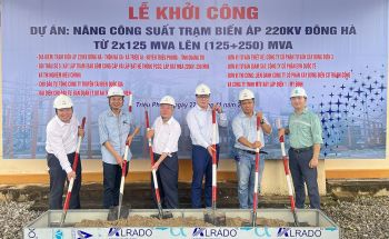 KHỞI CÔNG DỰ ÁN NÂNG CÔNG SUẤT TRẠM BIẾN ÁP 220KV ĐÔNG HÀ
